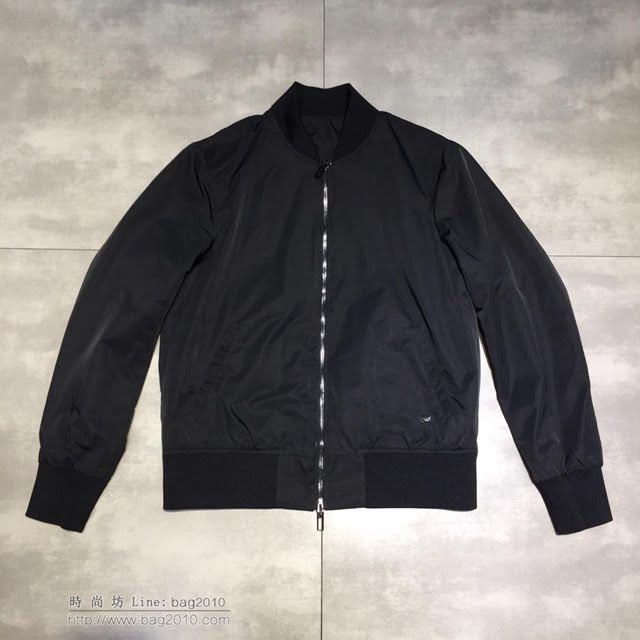 Armani男裝 19春夏新款 雙面夾克 阿瑪尼拼色男外套  tzy1623